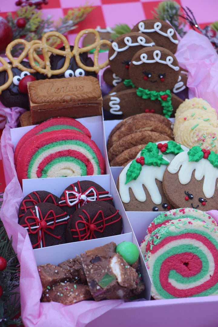 Sassy Christmas cookie boxes